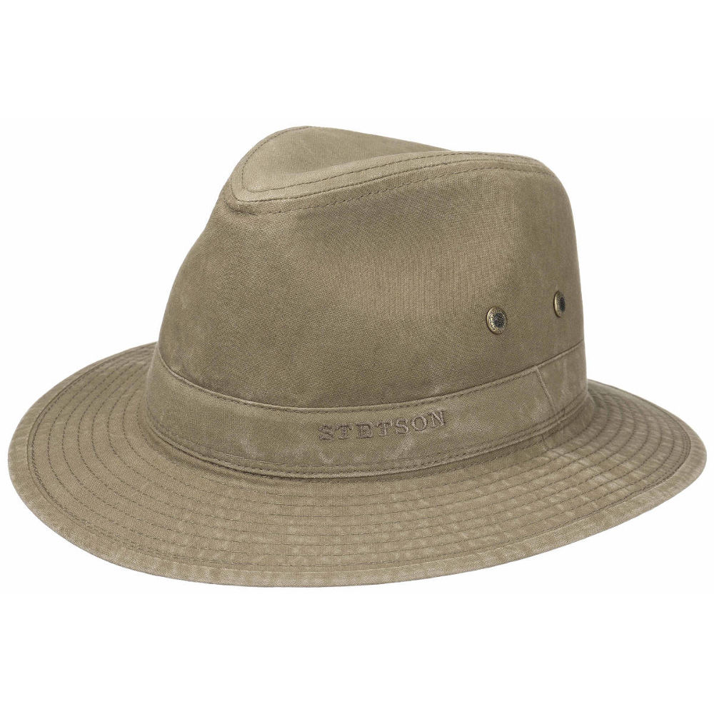 Organic Cotton Fedora (Delave) | Eurohats.com - Europe's Quality Hat Shop